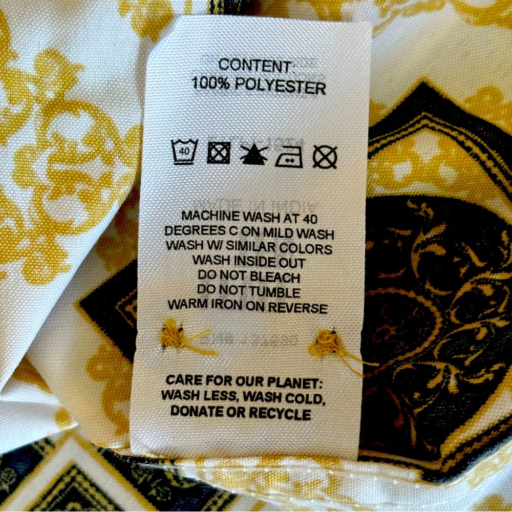 LEVEL TEN Men's Long Sleeve Versace Vibe Button Up Shirt--M - Picture 15 of 16